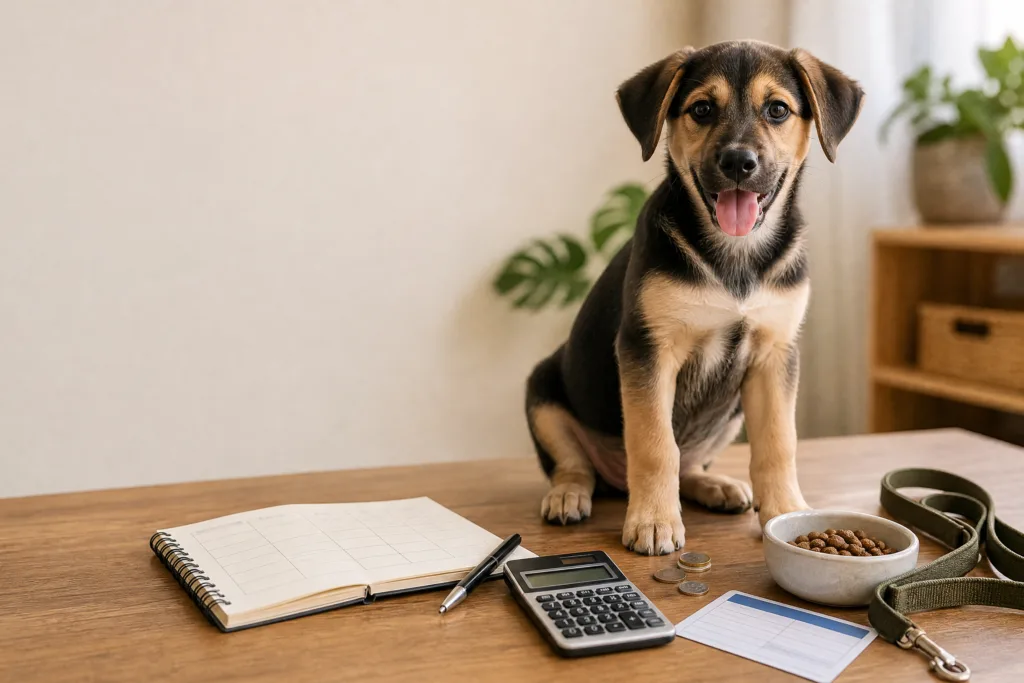 A matemática da adoção: O custo real do primeiro ano de um cachorro